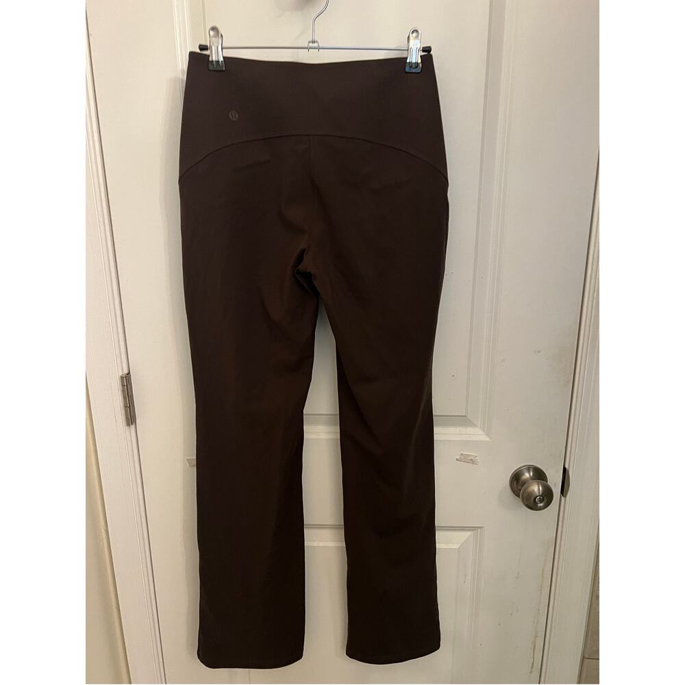 Lululemon Smooth Fit Pull-On High-Rise Pant Espresso Sz 6 Cozy chic Luxury - Picture 4 of 8